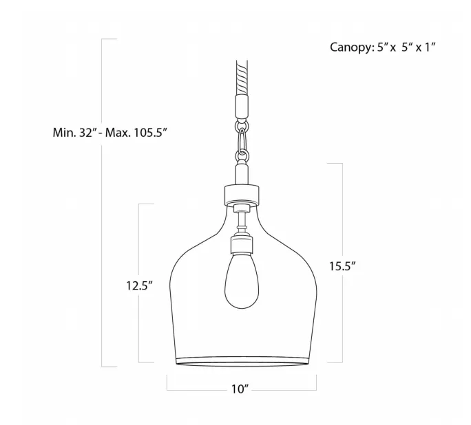 Demi John Pendant - Small