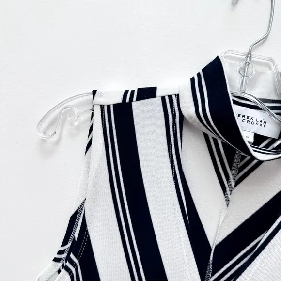 Derek Lam Striped Fit &amp; Flare Dress
