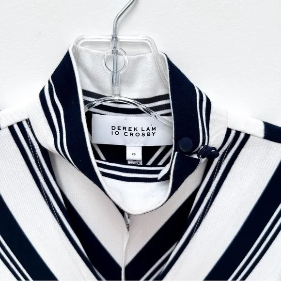 Derek Lam Striped Fit &amp; Flare Dress