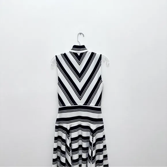 Derek Lam Striped Fit &amp; Flare Dress
