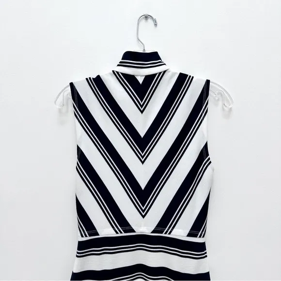 Derek Lam Striped Fit &amp; Flare Dress