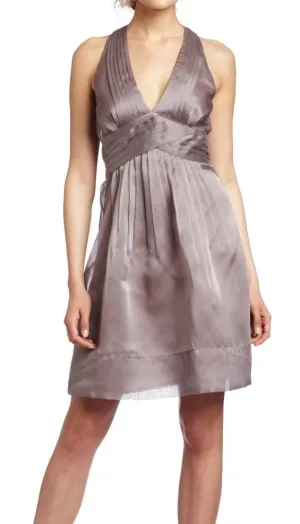 Diane Organza V-Neck Dress