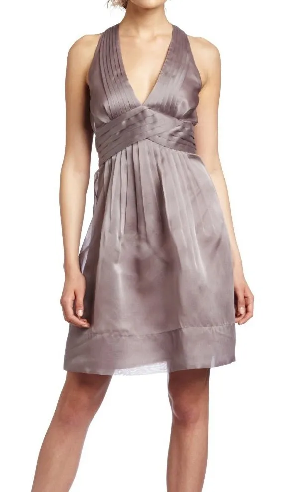 Diane Organza V-Neck Dress
