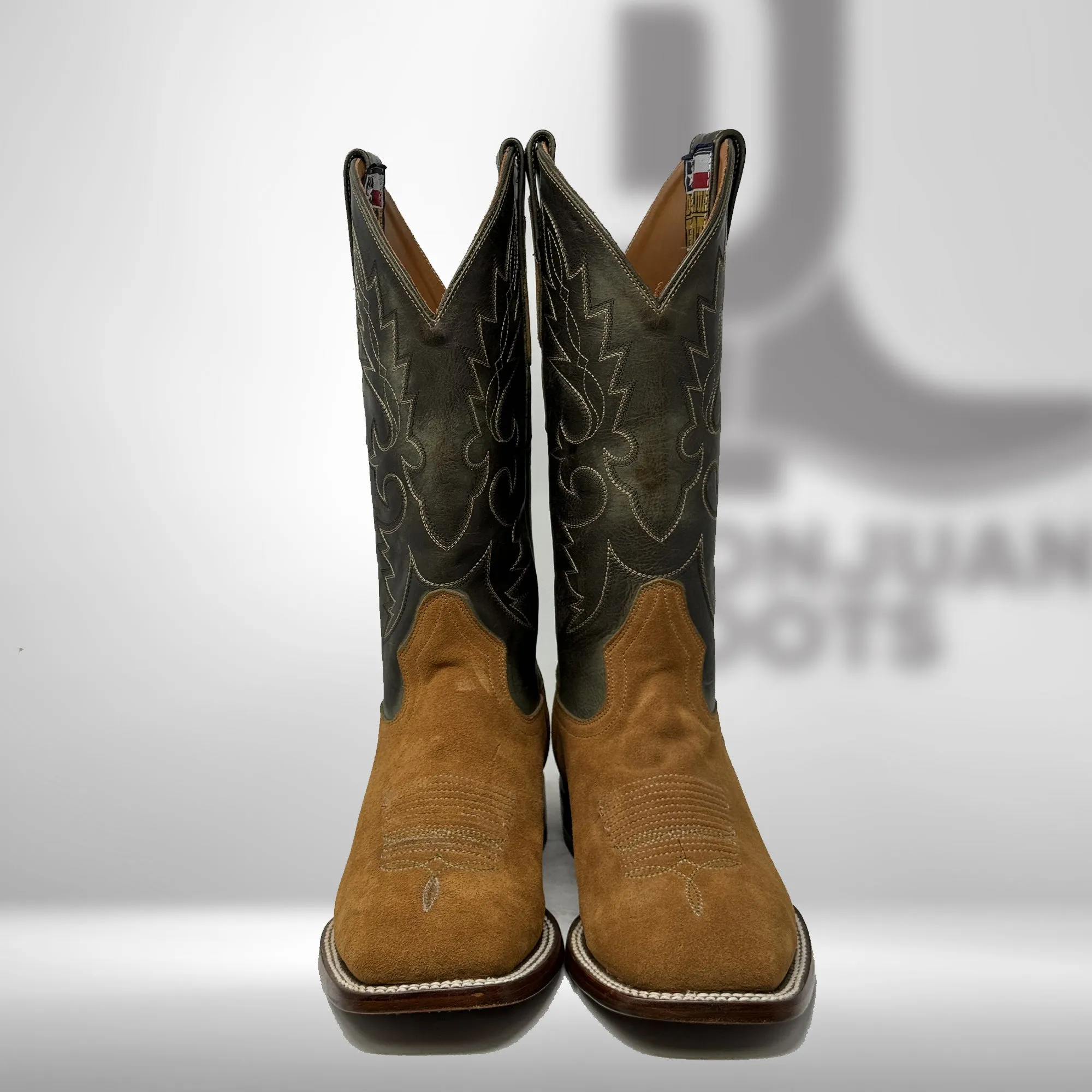Dj1026 | Don Juan Boots Men's Toast Suede HP Toe