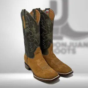 Dj1026 | Don Juan Boots Men's Toast Suede HP Toe