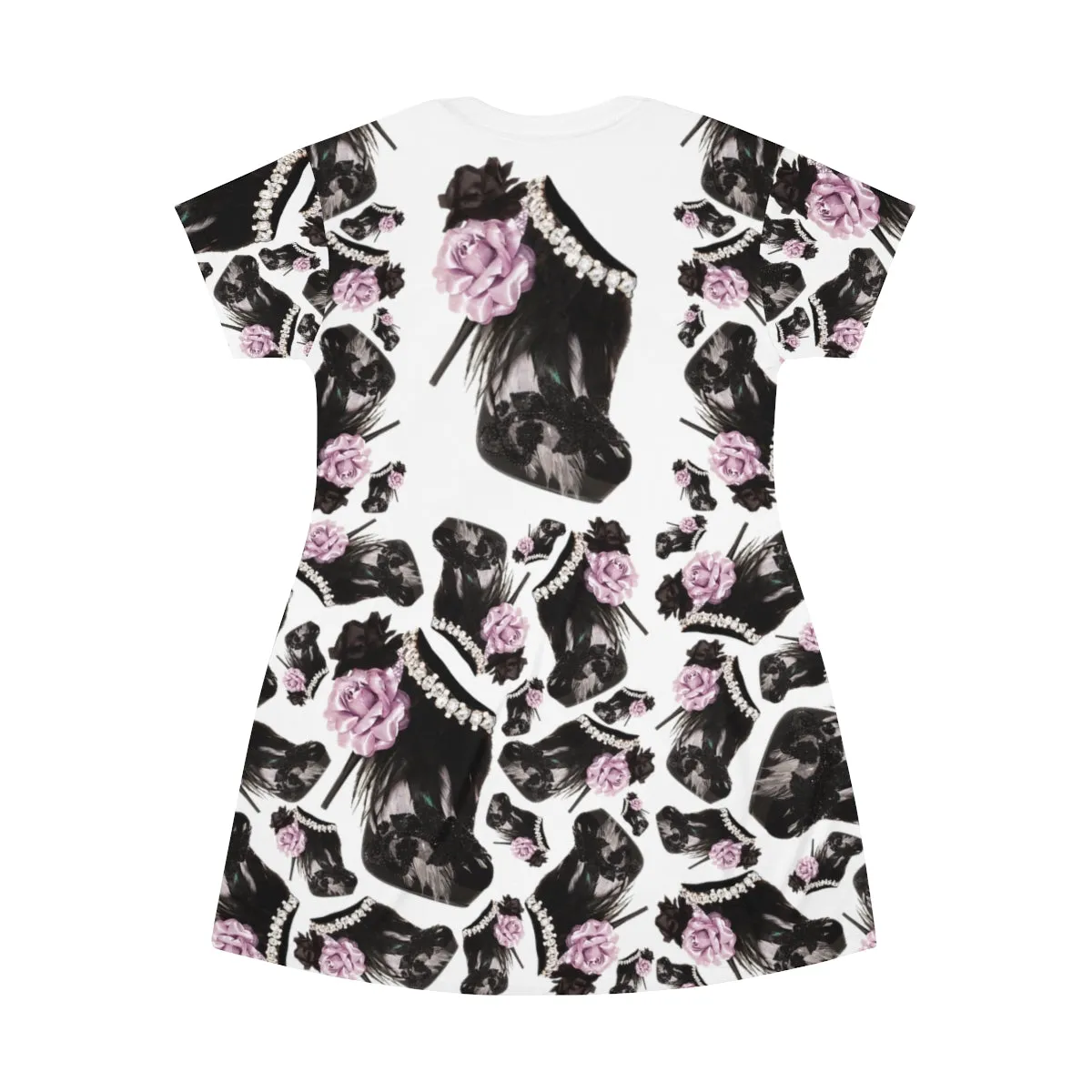 Dress 'Lilac feathers boots'