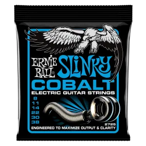 Ernie Ball Extra Slinky Cobalt Electric Guitar String, 8-38 Gauge