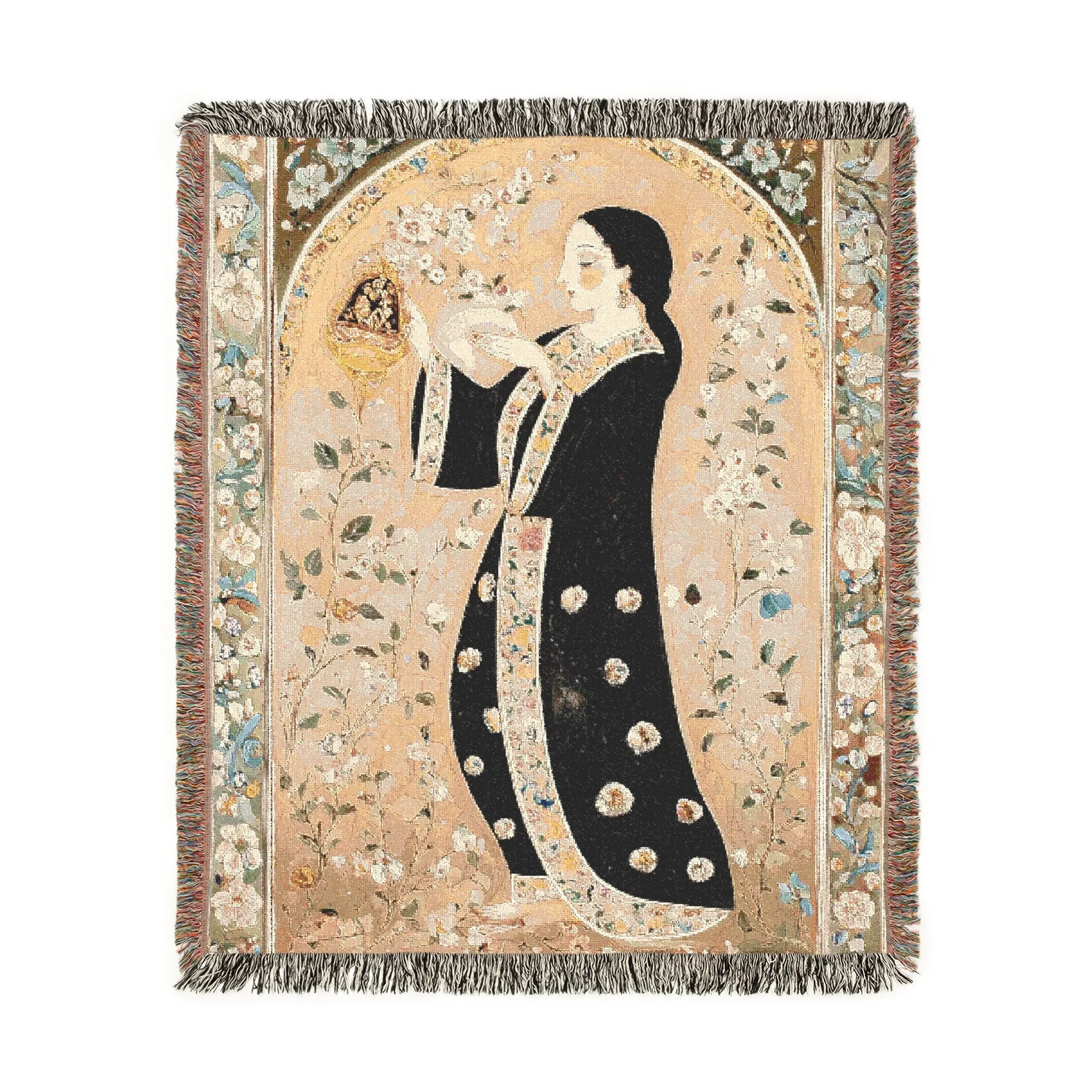 Ethereal Harmony Woven Blanket