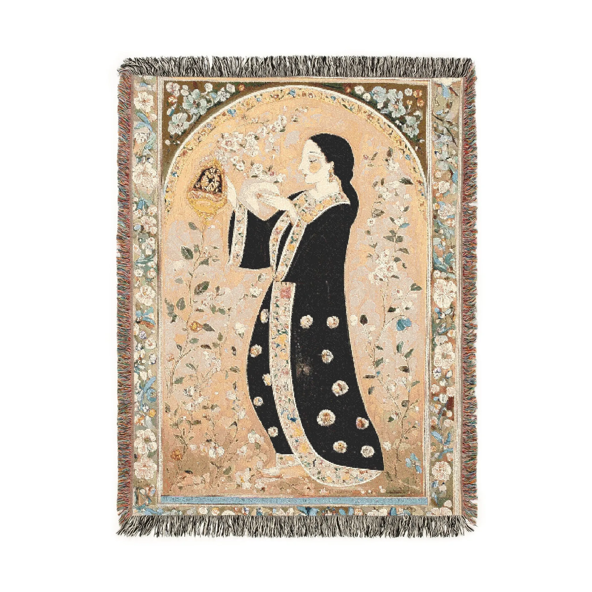 Ethereal Harmony Woven Blanket