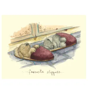 Favourite Slippers Card