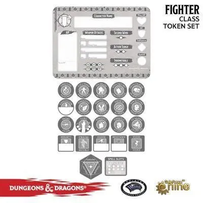 Fighter Token Set