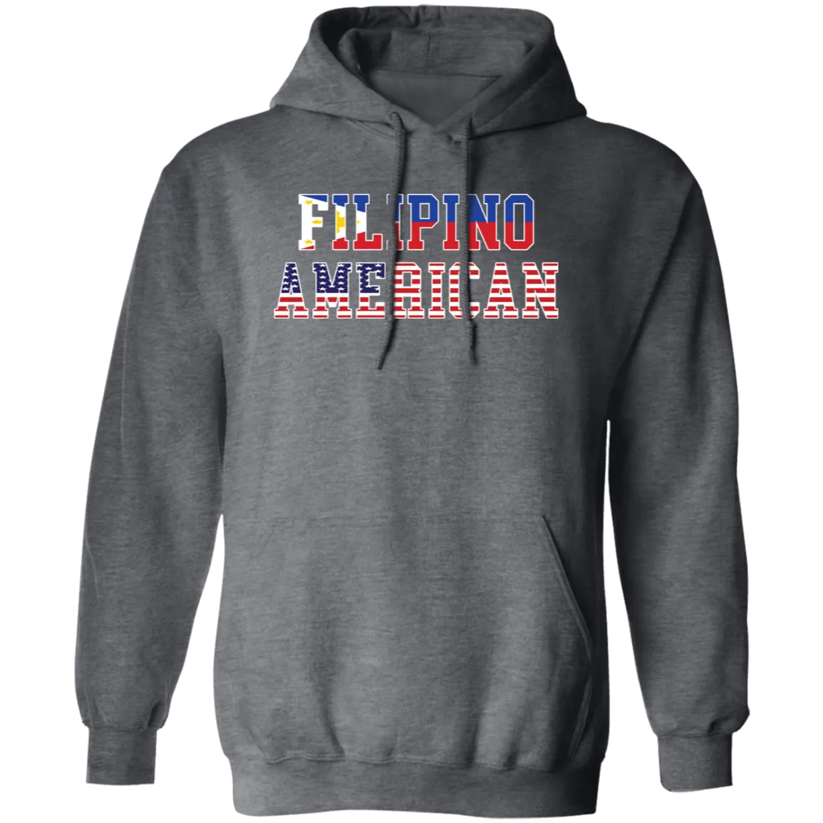 Filipino American Flags Unisex Pullover Hoodie