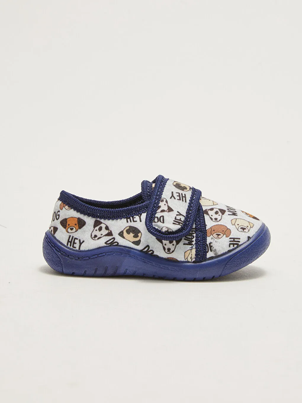 Flexible and Soft Based Printed Velcro Baby Boy Slippers