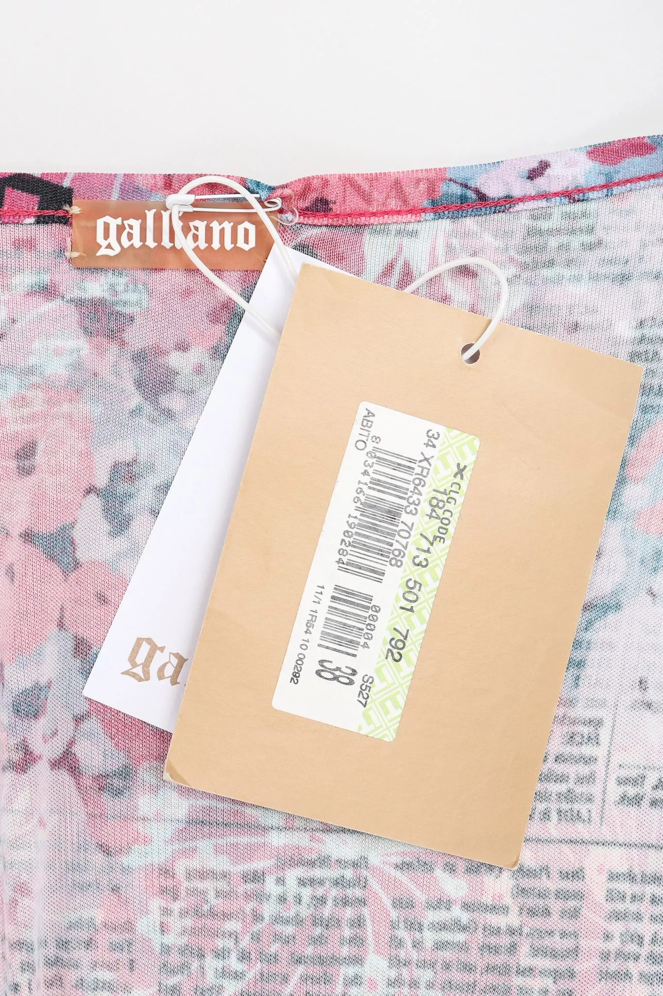 Floral Newspaper Print Dress
