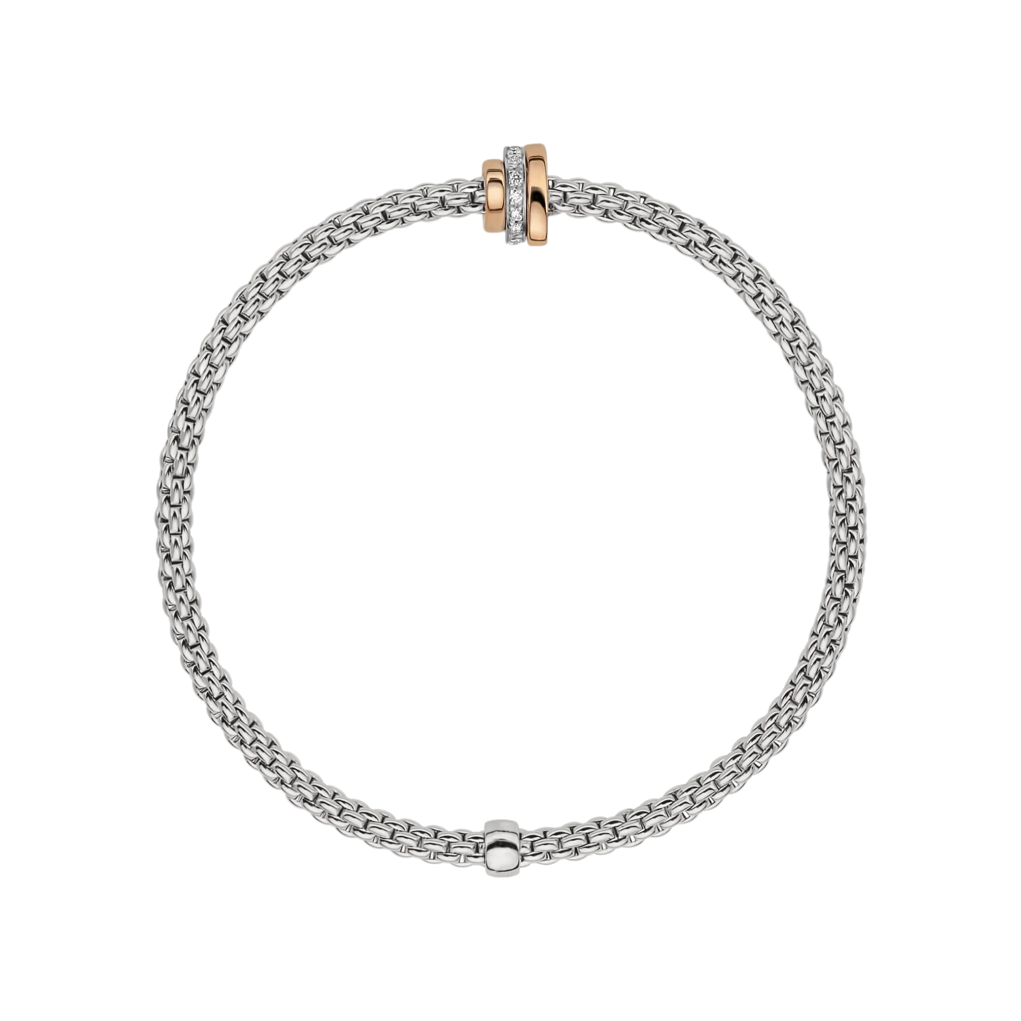 Fope Prima Flex'it bracelet with diamonds