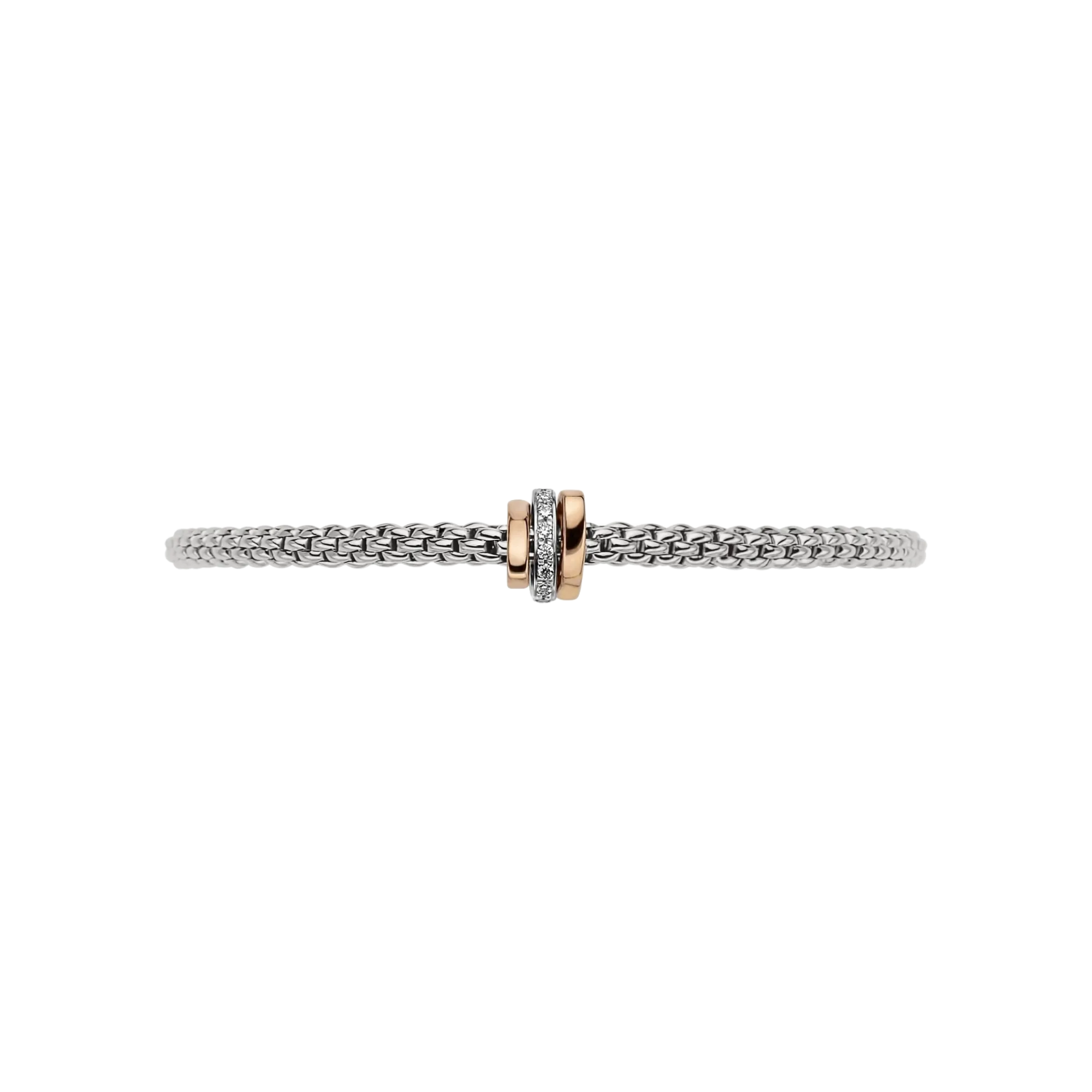 Fope Prima Flex'it bracelet with diamonds