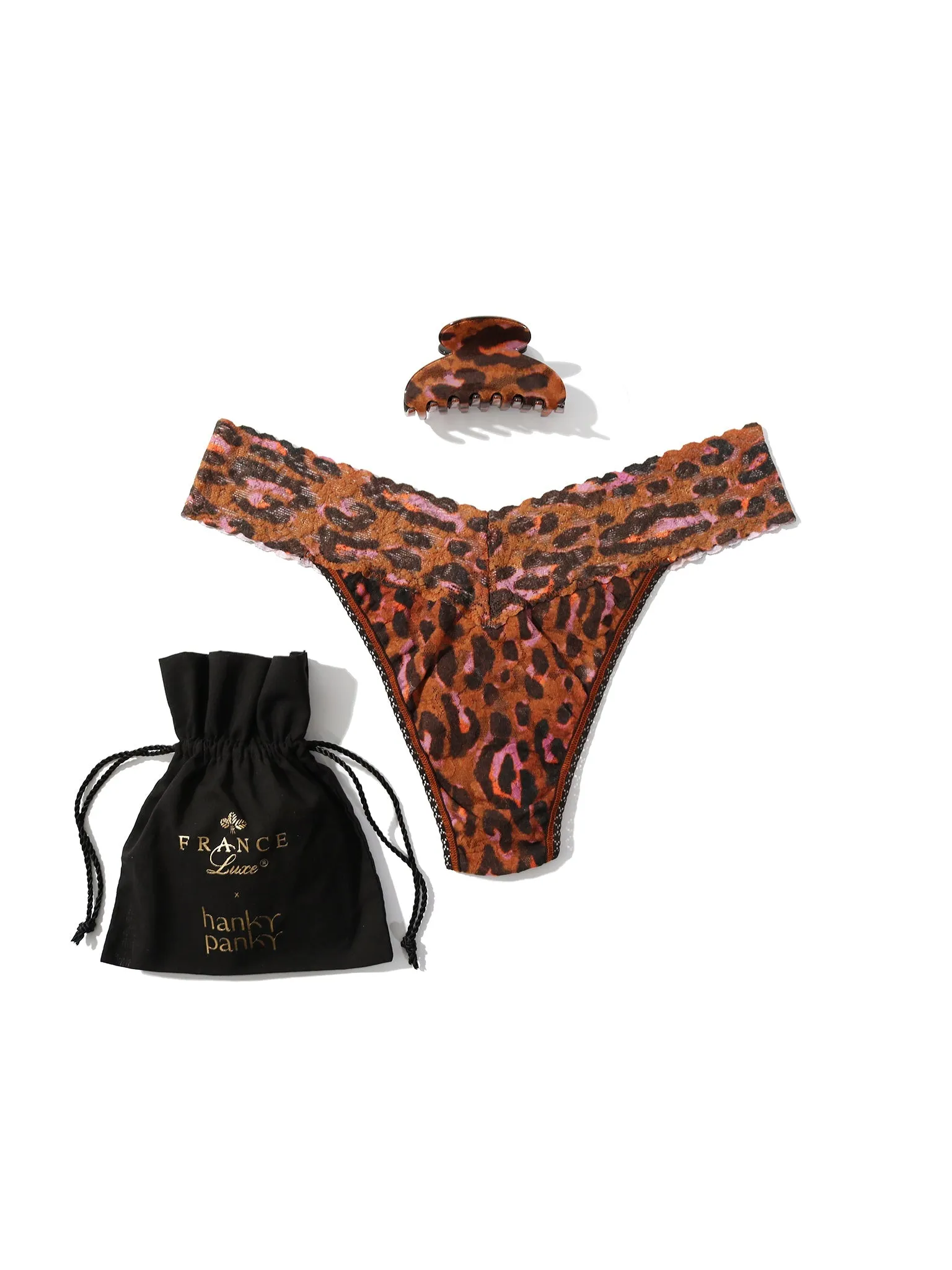 France Luxe Clip and Original Rise Thong Throwback Brown