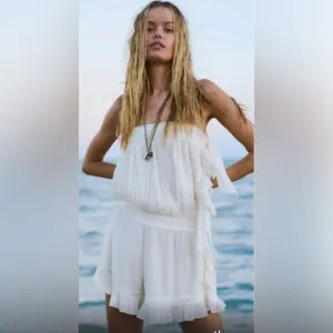 Free People &quot;Feelin Fancy&quot; Romper. NWT