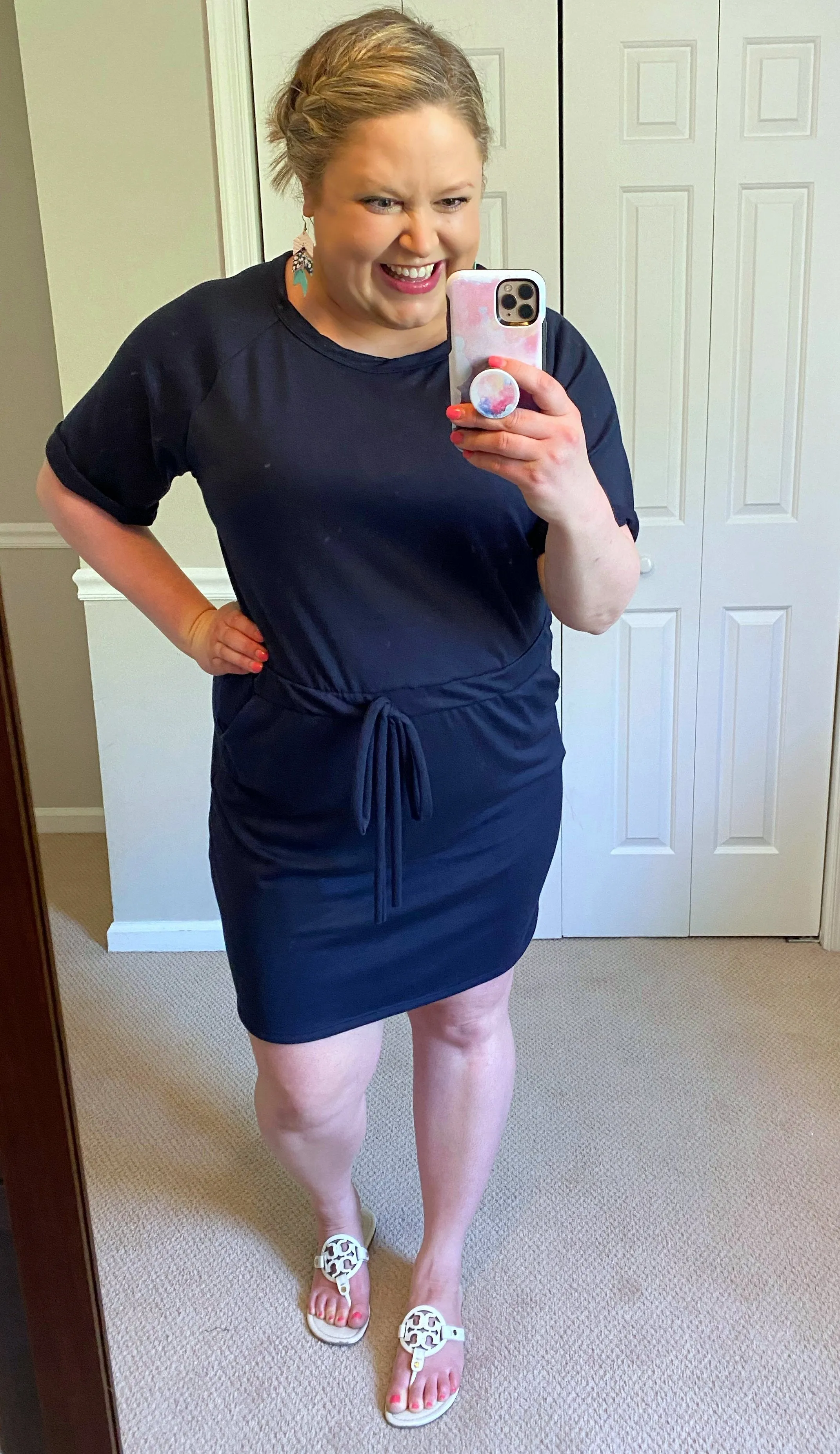 French Terry Everyday Dress with Pockets -- 3 Colors!