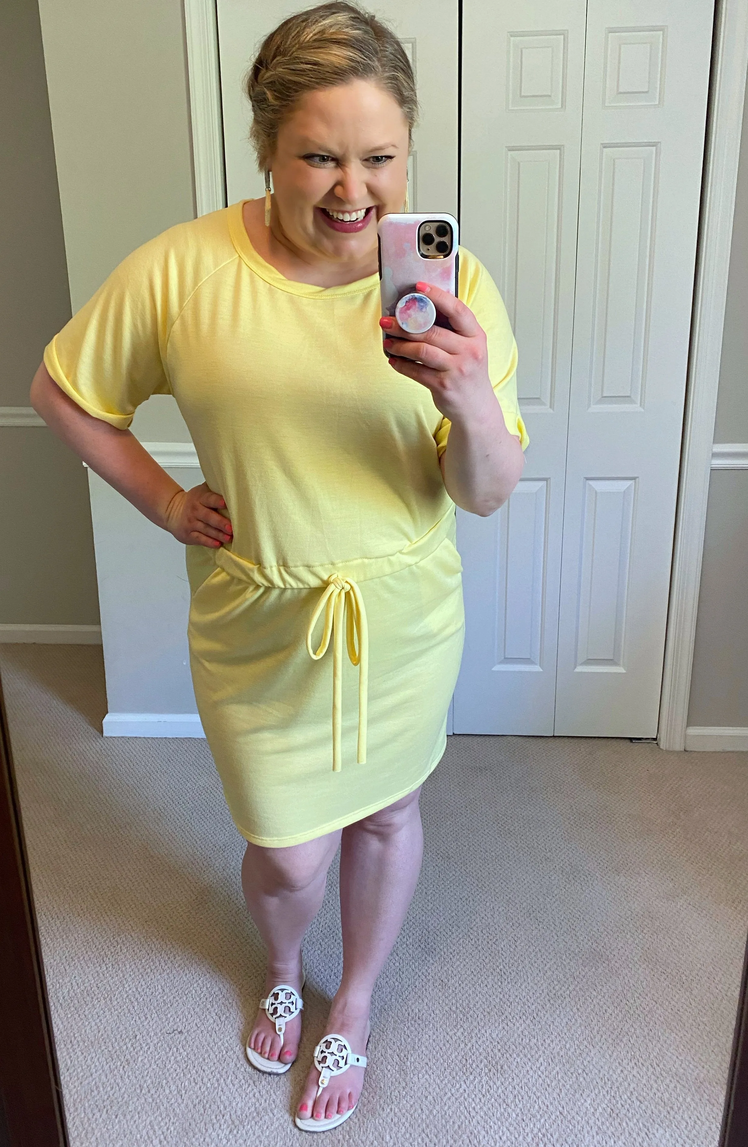 French Terry Everyday Dress with Pockets -- 3 Colors!
