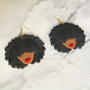 Fro Fro Chic polymer clay earrings