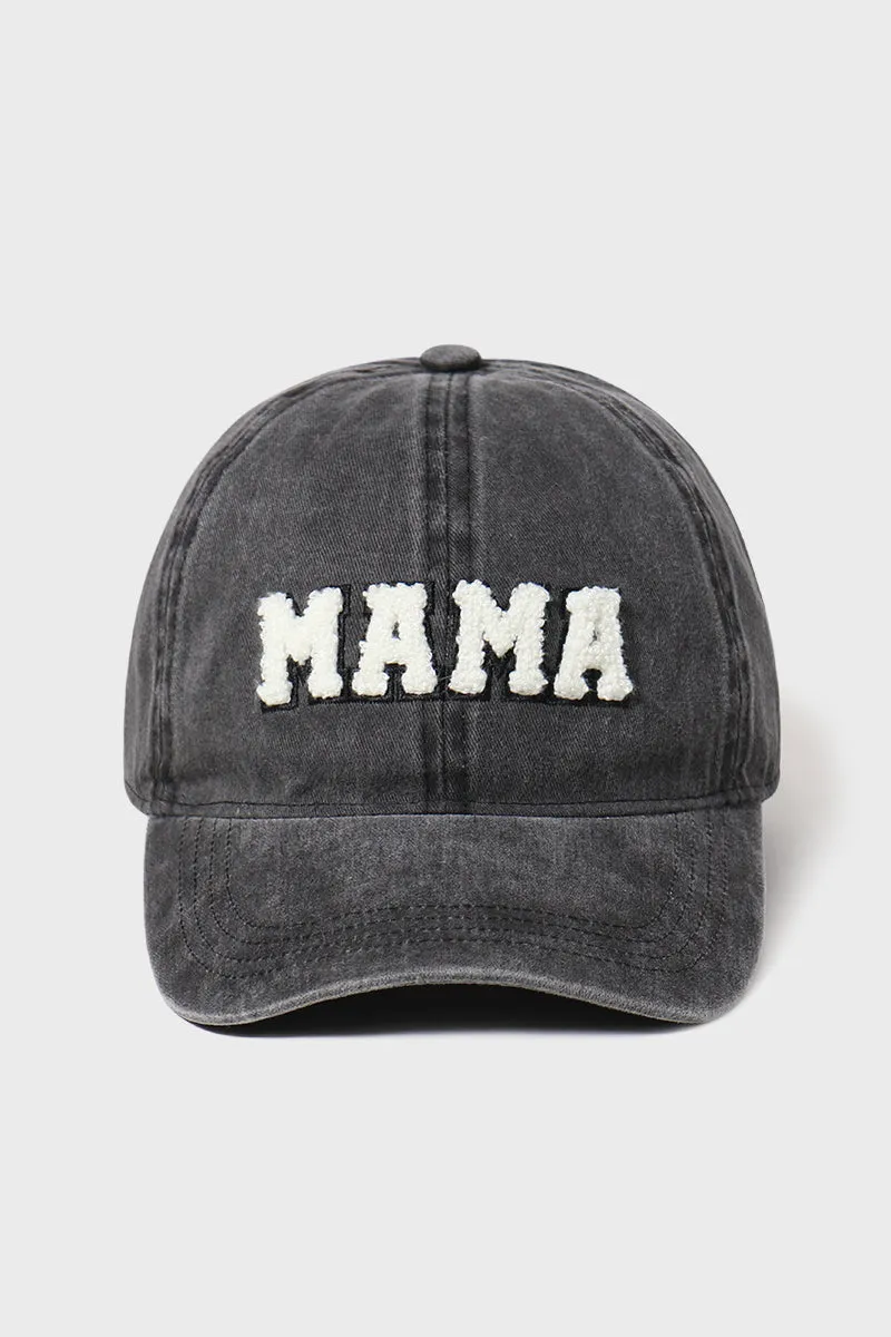 FWCAP3181 - MAMA Chenille Lettered Baseball Cap
