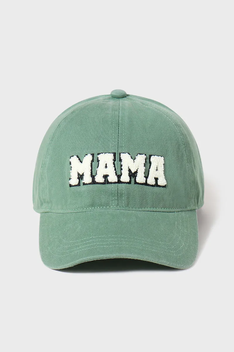FWCAP3181 - MAMA Chenille Lettered Baseball Cap