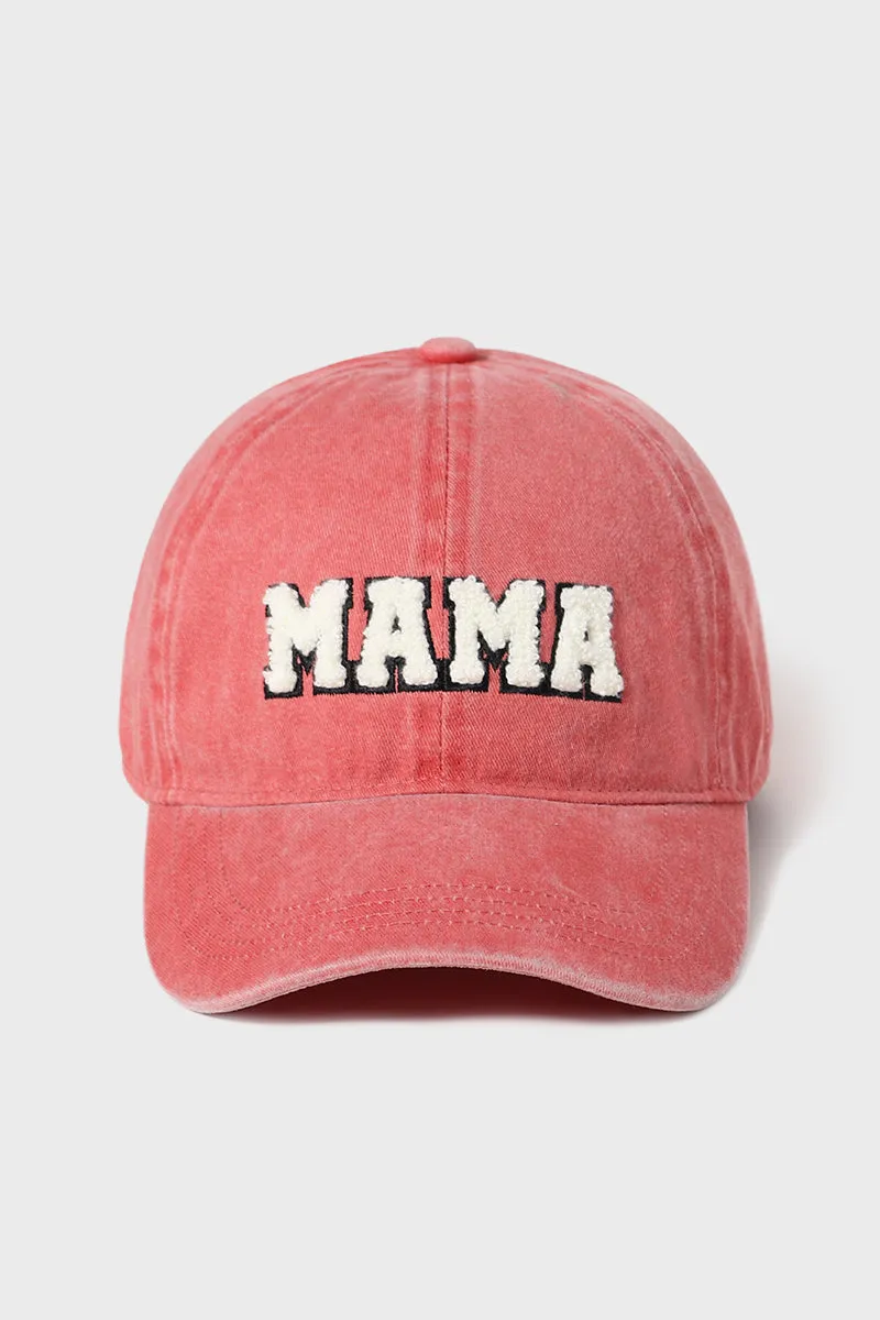 FWCAP3181 - MAMA Chenille Lettered Baseball Cap
