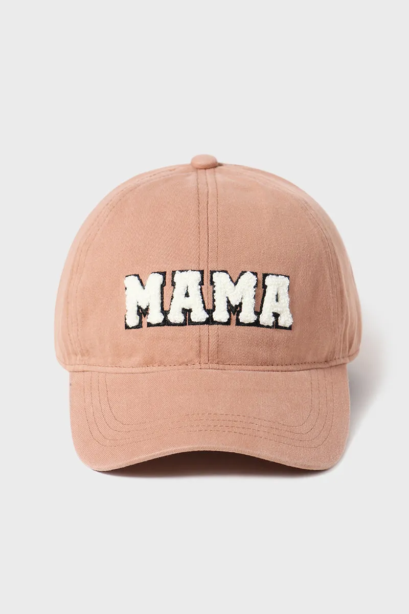 FWCAP3181 - MAMA Chenille Lettered Baseball Cap