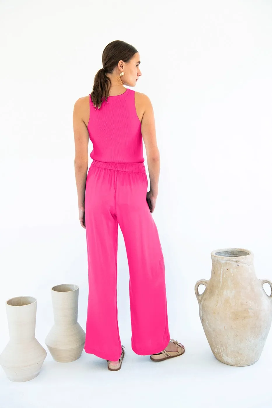 Garbo Satin TENCEL™ Trousers | Multiple Colours