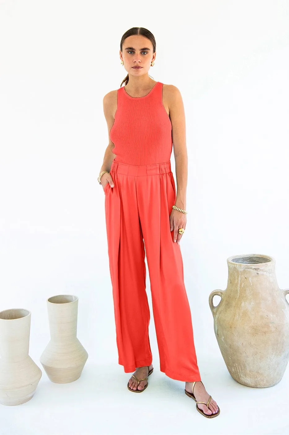 Garbo Satin TENCEL™ Trousers | Multiple Colours