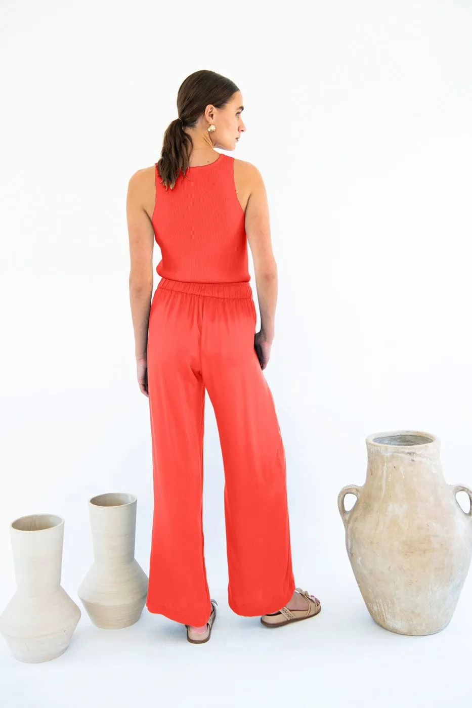 Garbo Satin TENCEL™ Trousers | Multiple Colours