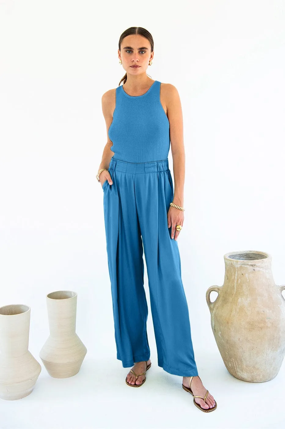 Garbo Satin TENCEL™ Trousers | Multiple Colours