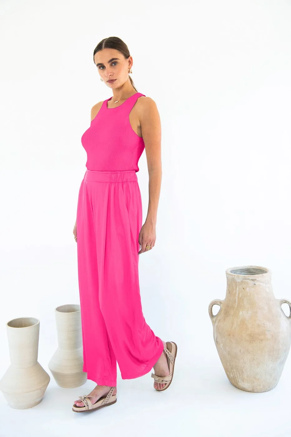 Garbo Satin TENCEL™ Trousers | Multiple Colours