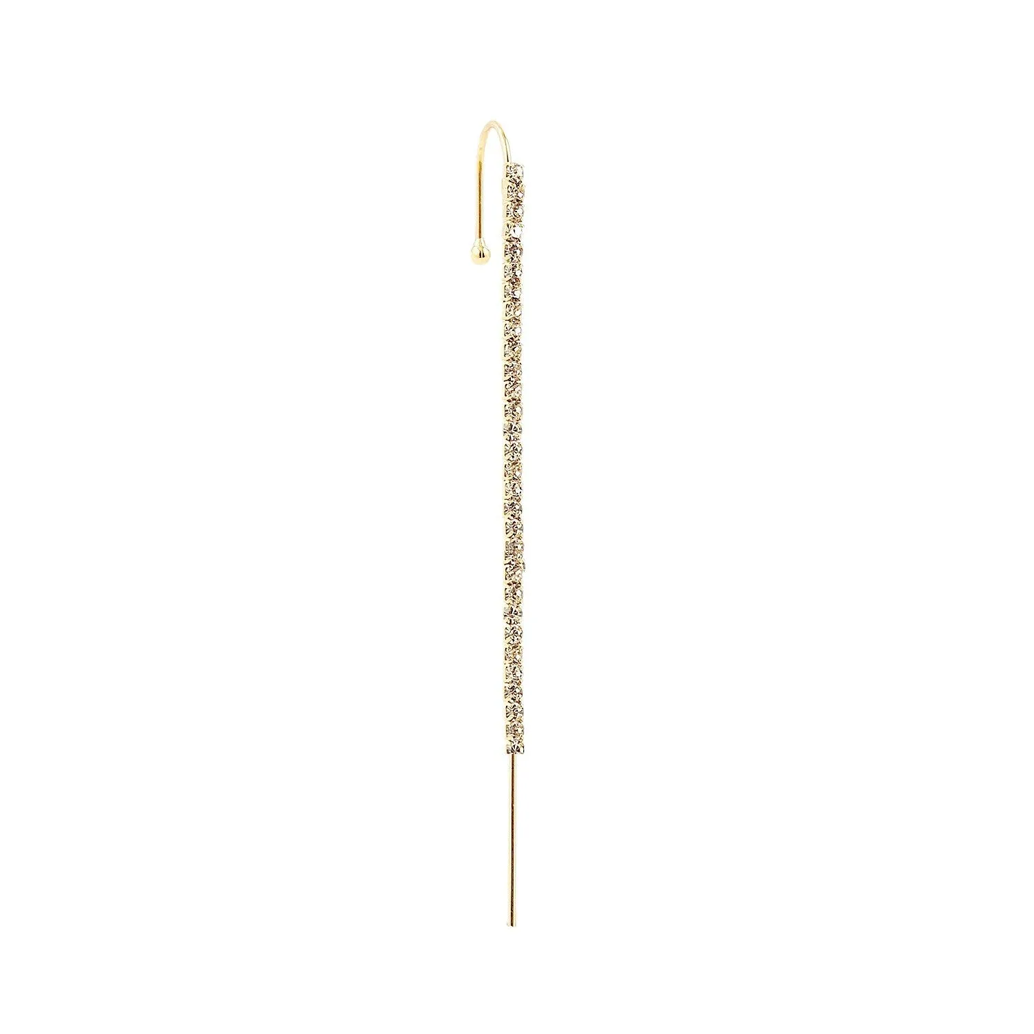 Gold Plated Zircon line Korean Earcuff