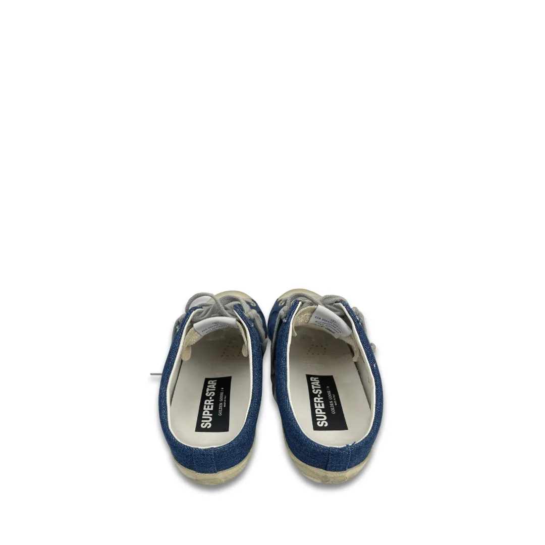 Golden Goose Superstar Denim Slide Sneakers - Size 39