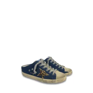Golden Goose Superstar Denim Slide Sneakers - Size 39