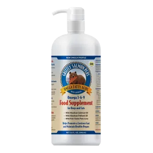 Grizzly - Salmon Oil Plus for Dogs and Cats- 32 oz [MAY EXPIRY]