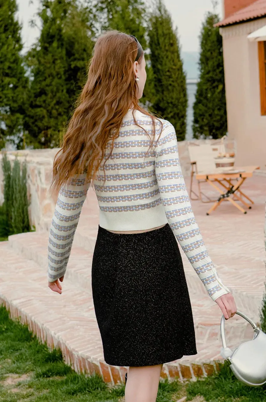 Hallie Tweed Skirt