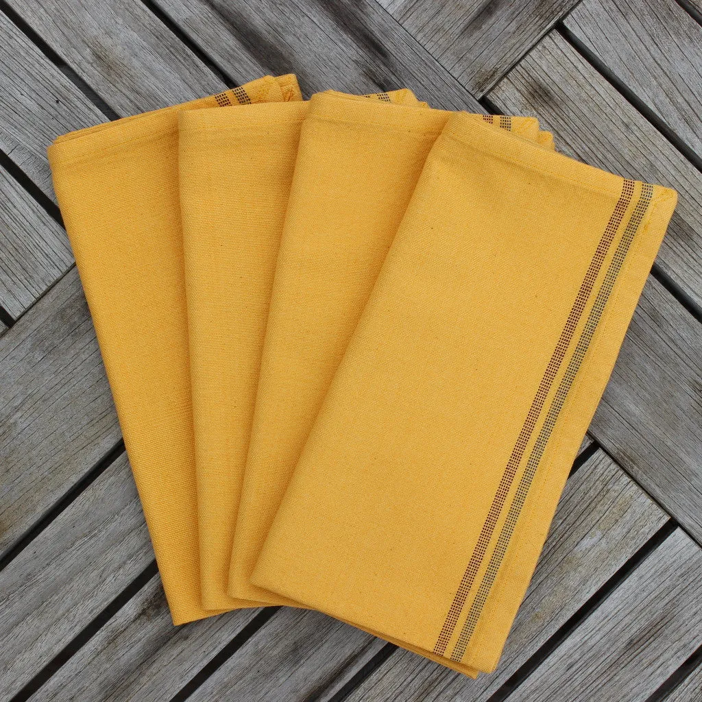 Hand Woven Celebration Napkins | Apricot