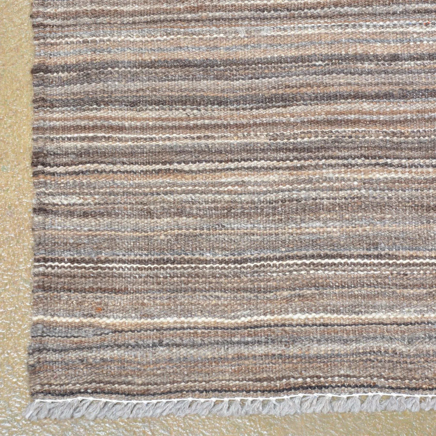 Hand-Woven Stunning Reversible Kilim Contemporary Design Flatweave Rug (Size 8.2 X 9.11) Brral-3447