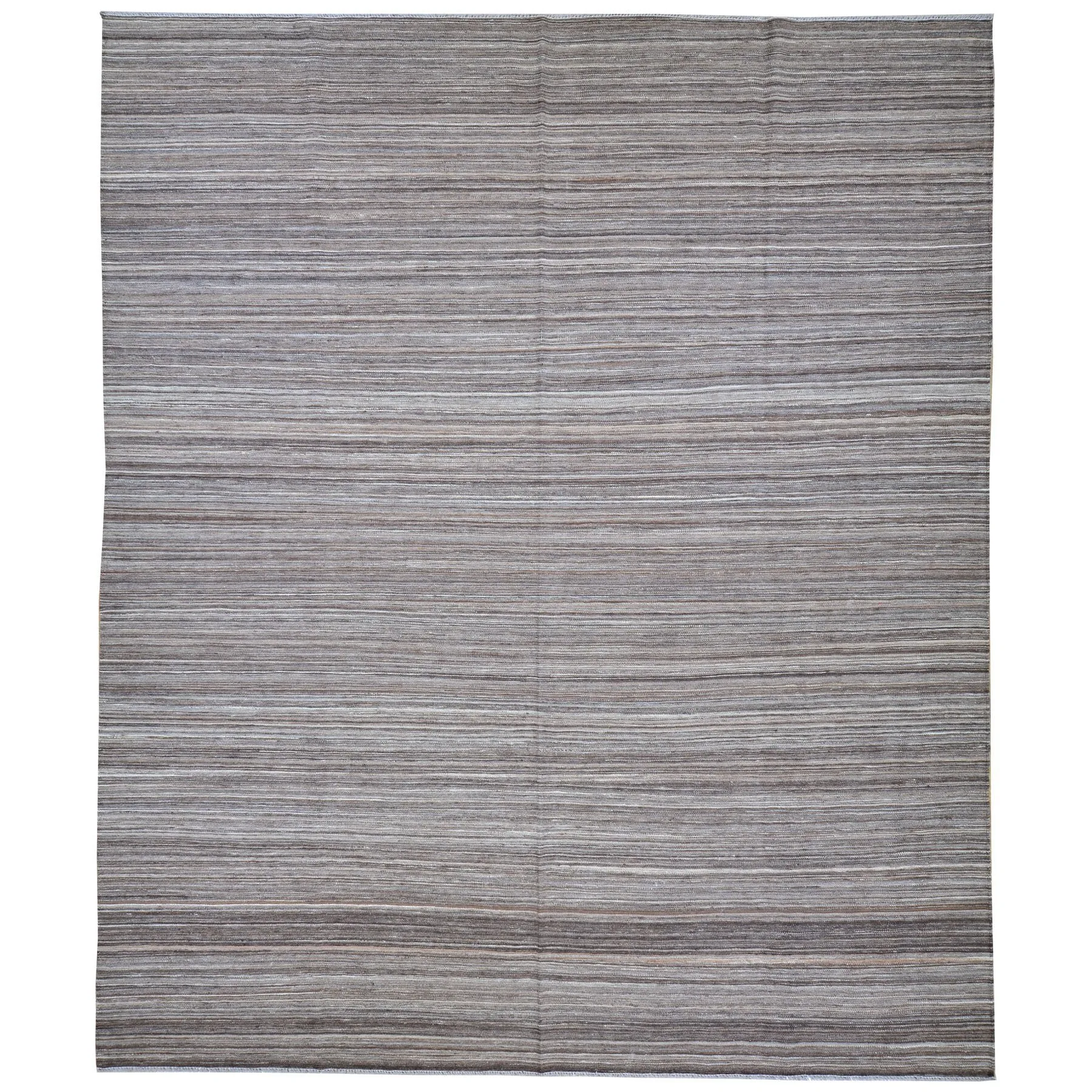 Hand-Woven Stunning Reversible Kilim Contemporary Design Flatweave Rug (Size 8.2 X 9.11) Brral-3447
