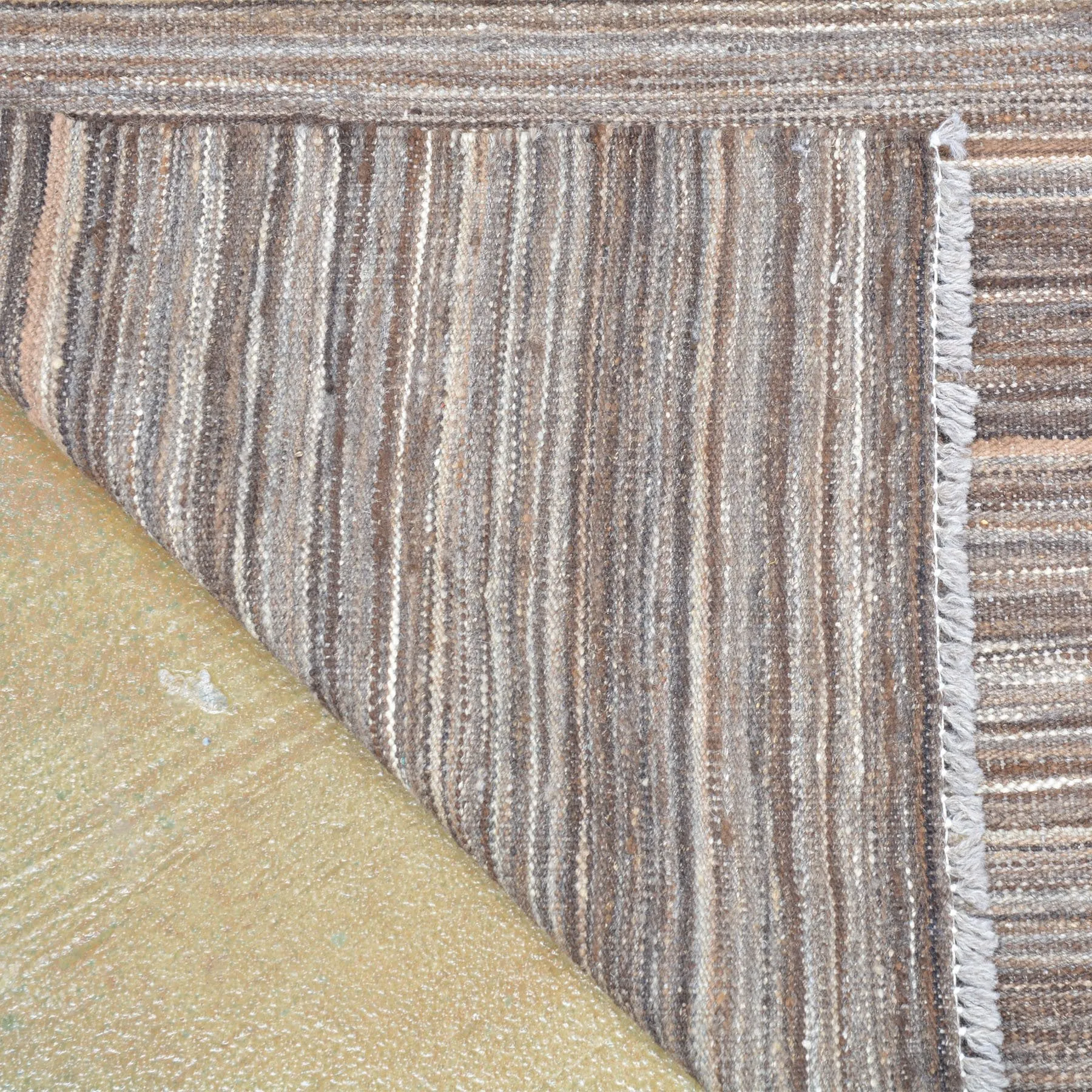 Hand-Woven Stunning Reversible Kilim Contemporary Design Flatweave Rug (Size 8.2 X 9.11) Brral-3447