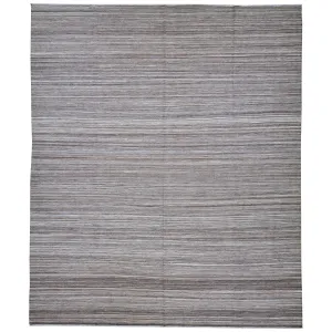 Hand-Woven Stunning Reversible Kilim Contemporary Design Flatweave Rug (Size 8.2 X 9.11) Brral-3447