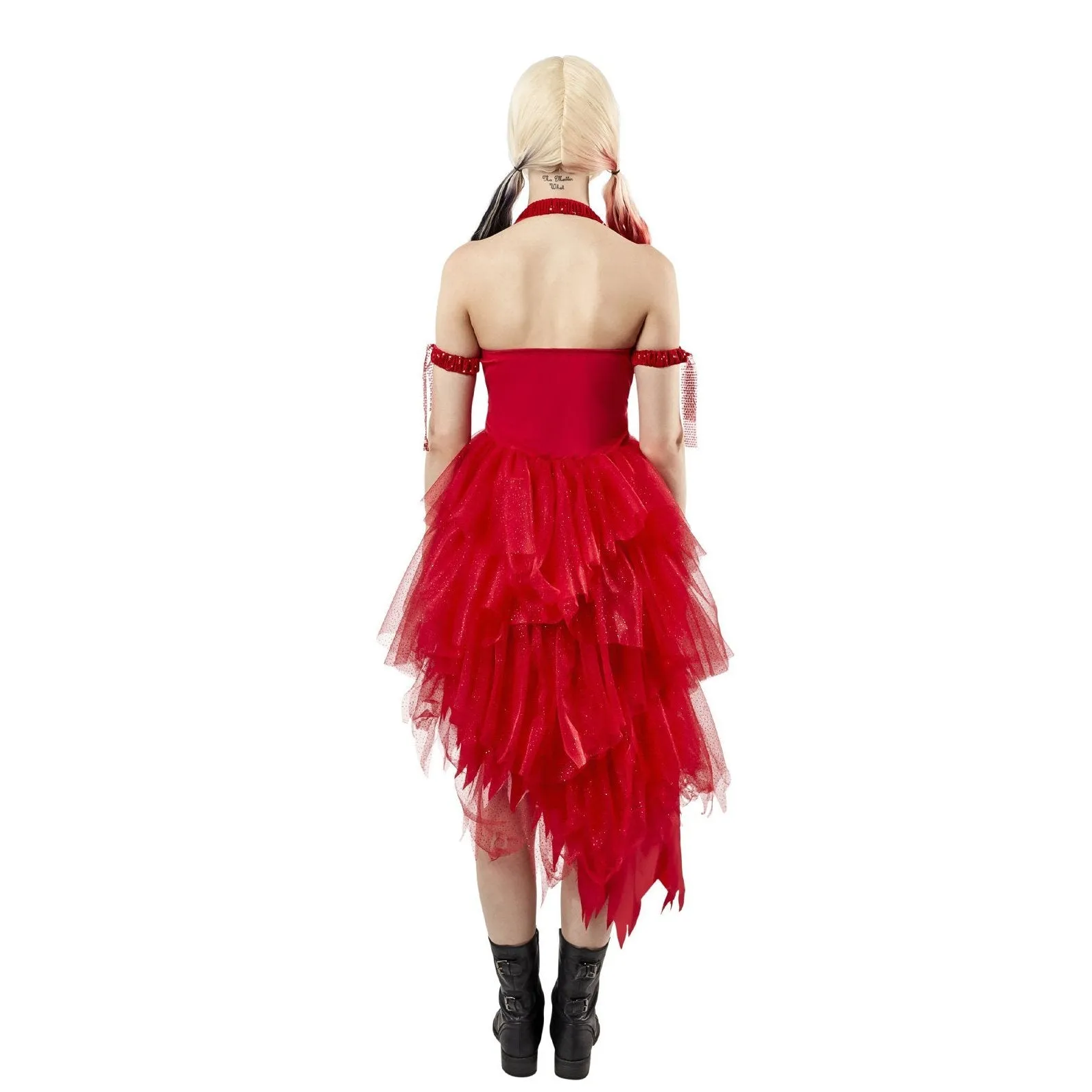 Harley Quinn Red Dress Costume, Adult