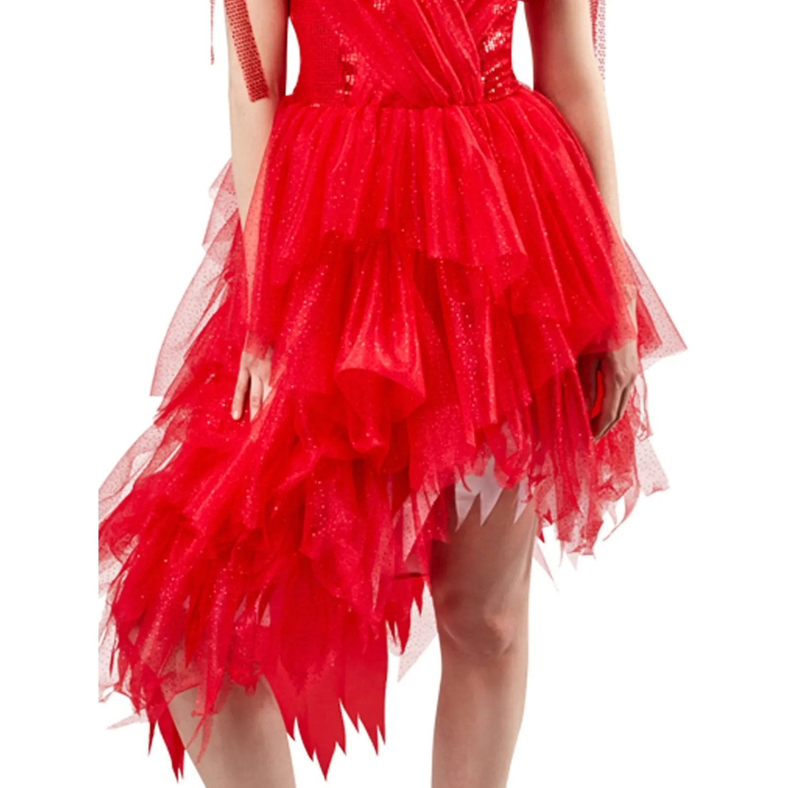 Harley Quinn Red Dress Costume, Adult