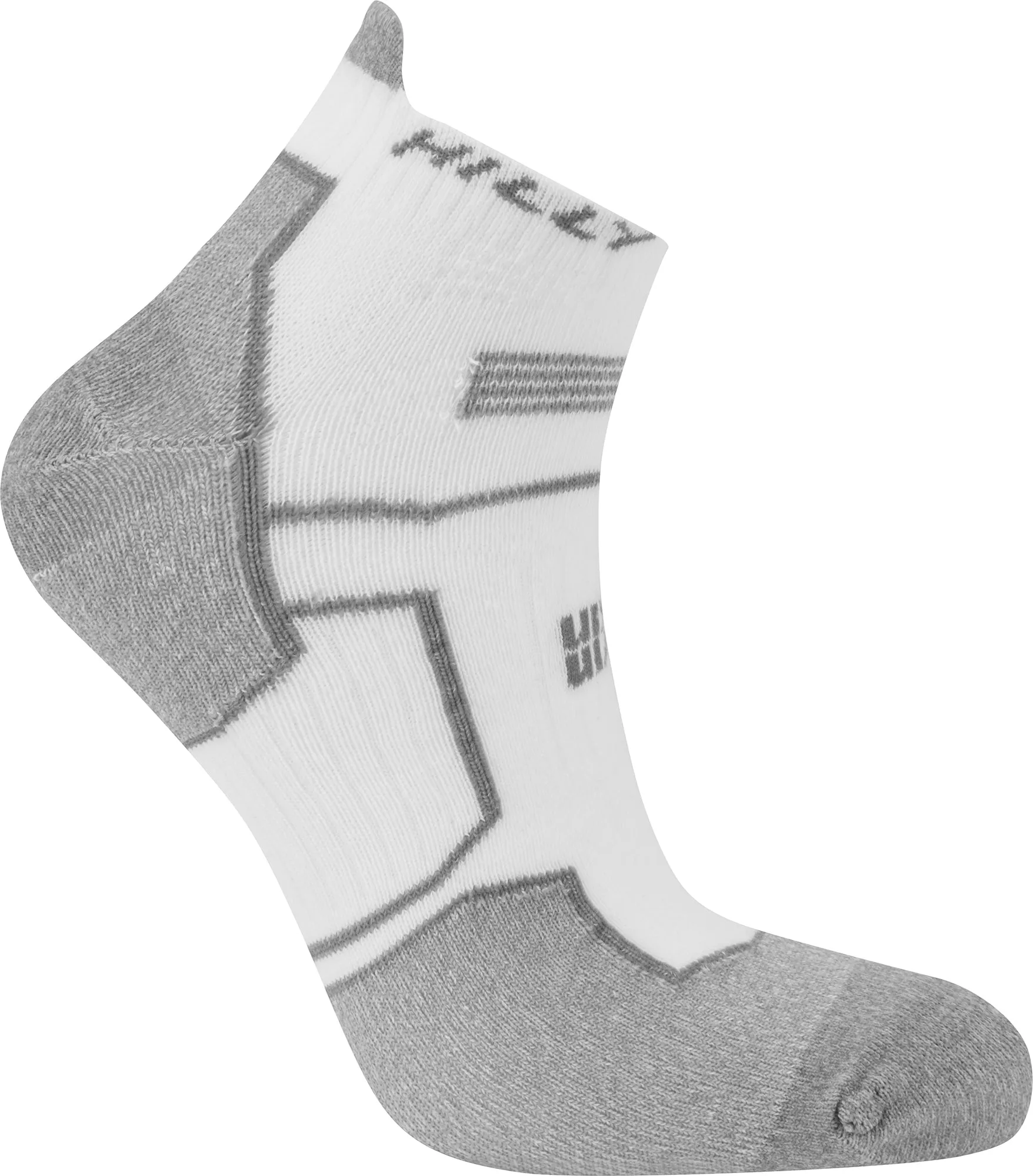 Hilly Twin Skin Socklet Running Socks - White