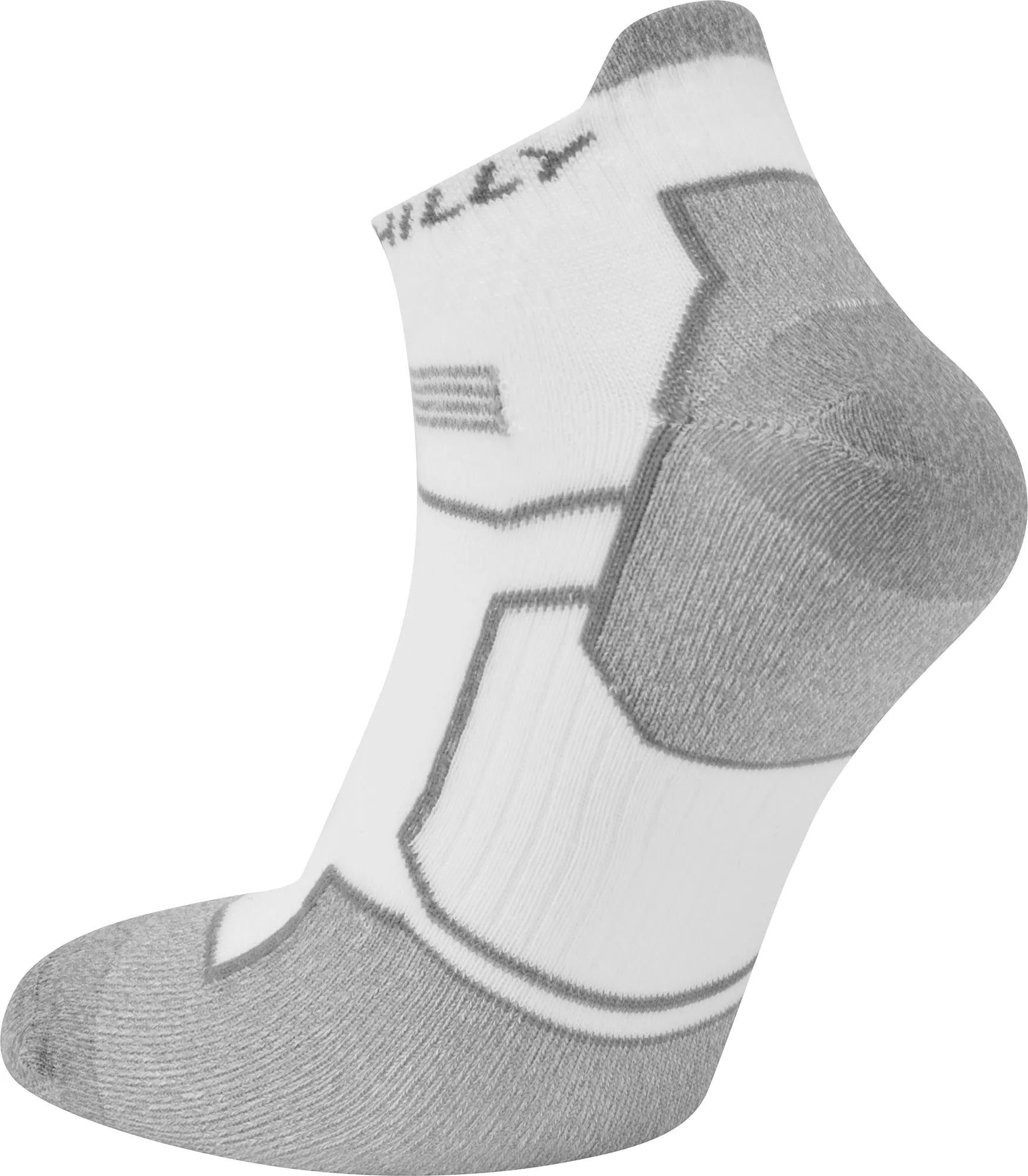 Hilly Twin Skin Socklet Running Socks - White