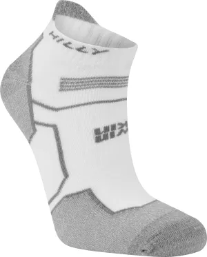 Hilly Twin Skin Socklet Running Socks - White