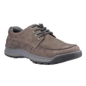 Hush Puppies Tucker Men's Casual Leather Nubuck Lace Up Shoe Grey